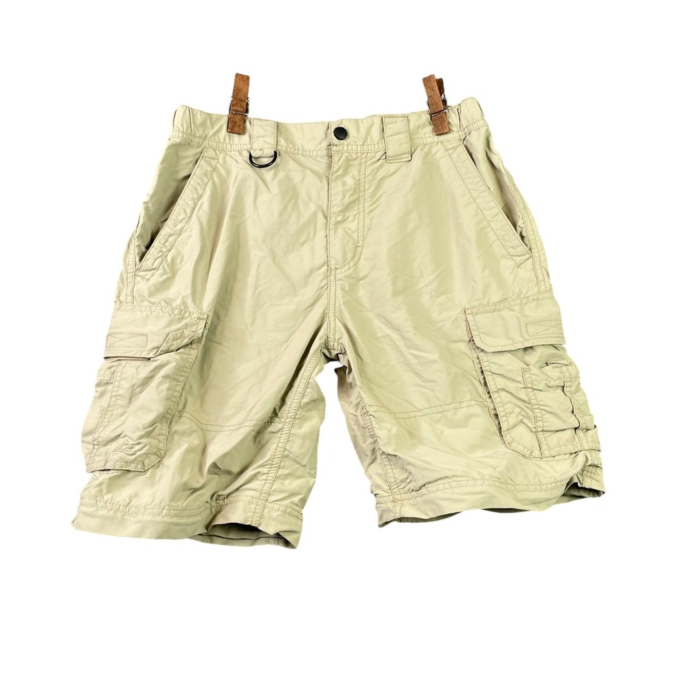 Alpine Design Cargo Shorts Men's 29* Tan Khaki Hiking Outdoor Utility Nylon Hike